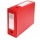 Scatola per archivio box - con bottone - 25x33 cm - dorso 10 cm - rosso - Exacompta