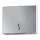 Distributore asciugamani piegati - 28x10,2x26,5 cm - acciaio inox - capacità 200 fogli - grigio - Medial International