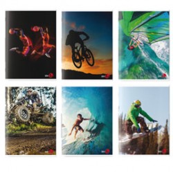 Maxiquaderno Sport fantasia - A4 - 42 fogli - 80gr - 1 rigo - BM