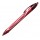 Penna a sfera a scatto Gelocity Quick Dry  - punta 0,7mm - rosso - Bic - conf. 12 pezzi