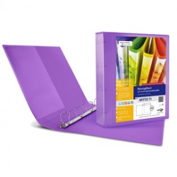 Raccoglitore personalizzabile Myto TI - 4 anelli a D 17 mm - dorso 2,5 cm - 22x30 cm - lilla - Sei Rota