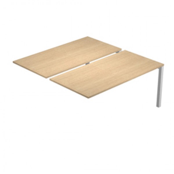 Postazione doppia aggiuntiva per scrivanie Agorà - 120x168x72,5 cm - rovere - Artexport Postazione doppia aggiuntiva per scrivanie Agorà - 120x168x72,5 cm - rovere - Artexport
