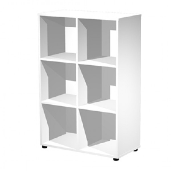 Contenitore Maxi Rainbow - 6 caselle a giorno - 80x40x120,6 cm - bianco - Artexport Contenitore Maxi Rainbow - 6 caselle a giorno - 80x40x120,6 cm - bianco - Artexport