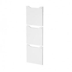 Set 3 ante per casellari Maxi Rainbow - con serratura - 36,8x36,8 cm - bianco - Artexport