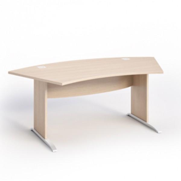 Scrivania Agorà Direction - fianchi a L - melaminico - piedi metallo - 190x96x73 cm - rovere - Artexport Scrivania Agorà Direction - fianchi a L - melaminico - piedi metallo - 190x96x73 cm - rovere - Artexport