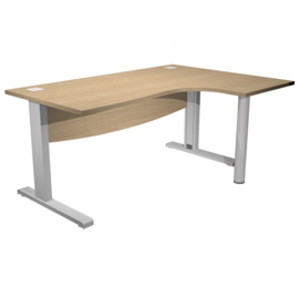 Scrivania Agorà Direction Compact - DX - fianco a L in metallo - L180 cm - rovere - Artexport Scrivania Agorà Direction Compact - DX - fianco a L in metallo - L180 cm - rovere - Artexport