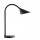 Lampada da tavolo Sol - a led - 4 W - nero - Unilux