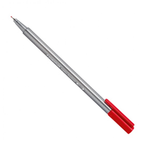Penna Fineliner triplus - tratto 0,30mm - rosso - Staedtler Penna Fineliner triplus - tratto 0,30mm - rosso - Staedtler