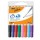 Pennarello Whiteboard Marker Velleda 1741 - punta tonda 1,4 mm - colori assortiti - Bic - astuccio 8 pezzi