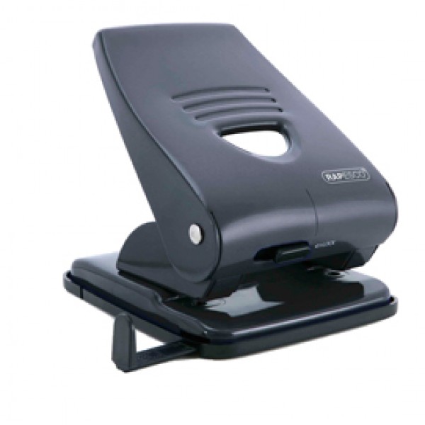 Perforatore 835 - metallo - massimo 40 fogli - 2 fori - passo 8 cm - nero - Rapesco Perforatore 835 - metallo - massimo 40 fogli - 2 fori - passo 8 cm - nero - Rapesco