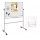 Lavagna magnetica girevole Professional - 90x120 cm - bianco - Bi-Office