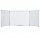Lavagna magnetica Maya Trio - 90x240 cm (aperta) - bianco - Bi-Office