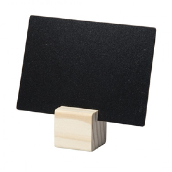 Supporti wood per targhette - 6 targhette incluse - Securit - set 12 pezzi Supporti wood per targhette - 6 targhette incluse - Securit - set 12 pezzi