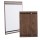 Portamenù Tablet con elastici - legno di noce - 32x22 cm - Securit