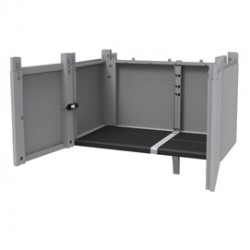 Transforming Extension Kit per armadi Modular - 78x43,6x41,4 cm - PPL - grigio - Terry