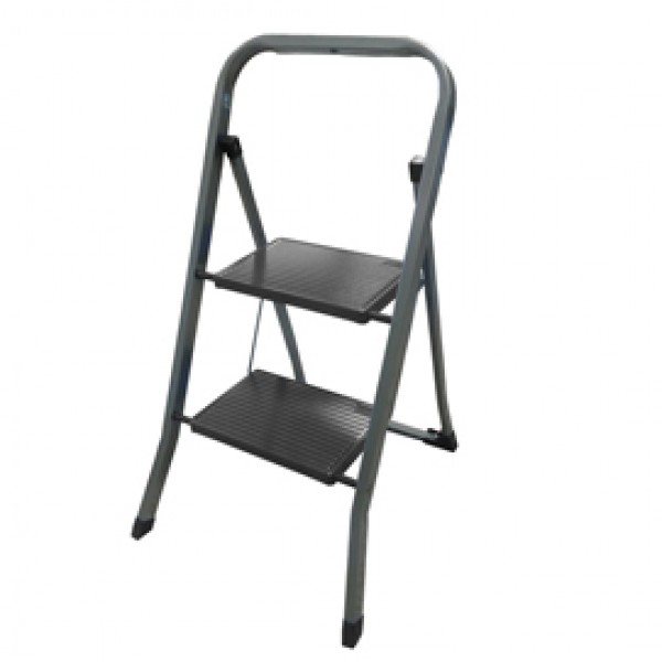 Scaletta Dalì - 2 gradini - acciaio verniciato - grigio chiaro - Marchetti Scaletta Dalì - 2 gradini - acciaio verniciato - grigio chiaro - Marchetti