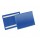 Buste identificative - con bande adesive - A5 orizzontale - blu - Durable - conf. 50 pezzi