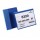 Buste identificative - con aletta pieghevole - A5 orizzontale - blu - Durable - conf. 50 pezzi