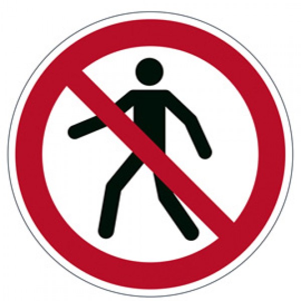 Pittogramma adesivo - da terra - Pittogramma adesivo - da terra -