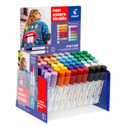 Marcatori Pintor - punta M - colori assortiti - Pilot - expo 106 pezzi