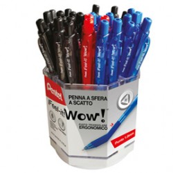 Penna sfera Wow - colori assortiti - Pentel - expo 96 pezzi