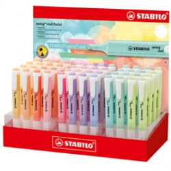 Evidenziatore Swing Cool Pastel Edition - colori assortiti pastello - Stabilo - expo 48 pezzi