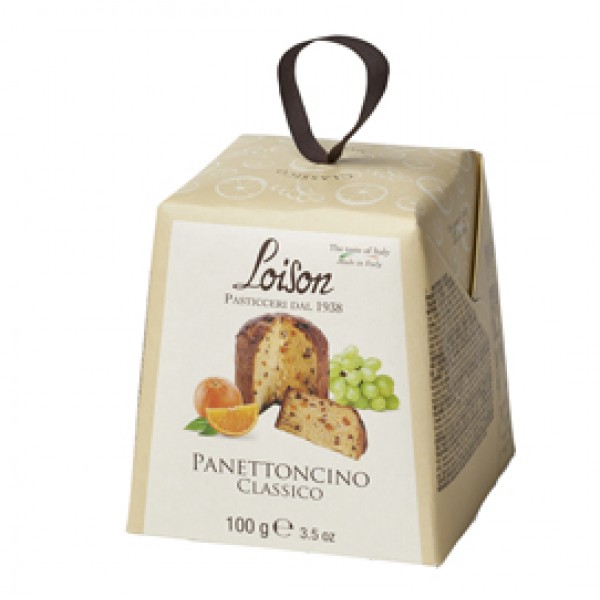 Panettoncino Classico - Linea Mignon - in astuccio - tradizionale - 100 gr - Loison Panettoncino Classico - Linea Mignon - in astuccio - tradizionale - 100 gr - Loison