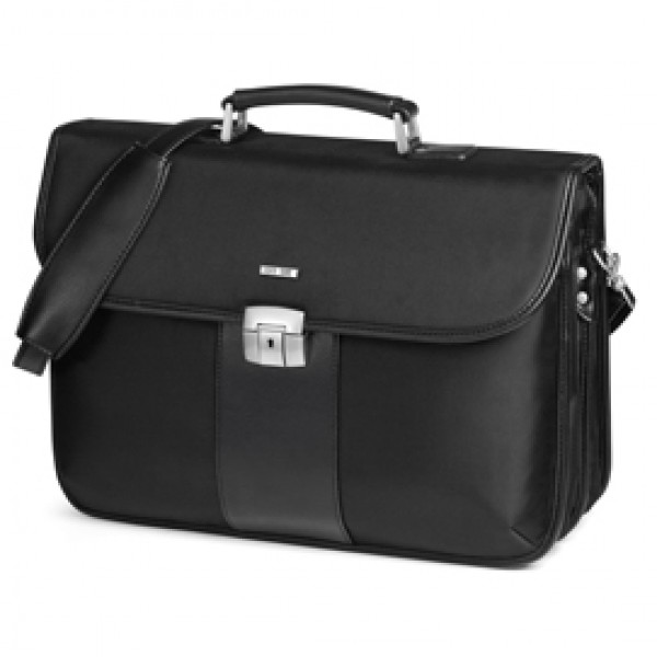 Cartella in tessuto - extra strong - nero - 44x31x20cm - City Time Cartella in tessuto - extra strong - nero - 44x31x20cm - City Time