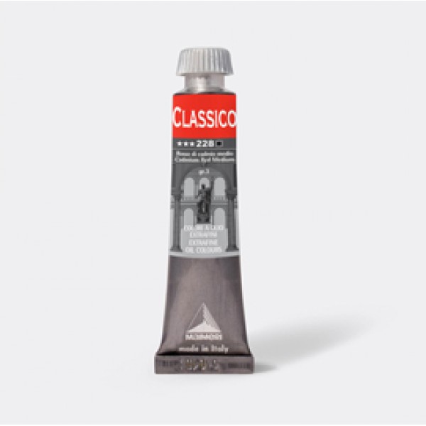 Colore a olio - extrafine - 20 ml - rosso cadmio medio - Maimeri Colore a olio - extrafine - 20 ml - rosso cadmio medio - Maimeri