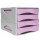 Cassettiera Keep Colour Pastel - 25x32 - cassetti 5 cm - grigio/lilla - Arda
