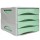 Cassettiera keep Colour Pastel - 25x32 cm - cassetti 5 cm - grigio/verde - Arda