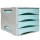 Cassettiera keep Clour Pastel - 25x32 cm - cassetti 5 cm - grigio/azzurro - Arda