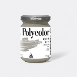 Colore vinilico Polycolor - 140 ml - argento - Maimeri