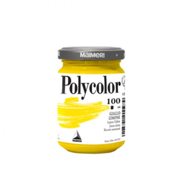 Colore vinilico Polycolor - 140 ml - giallo limone - Maimeri