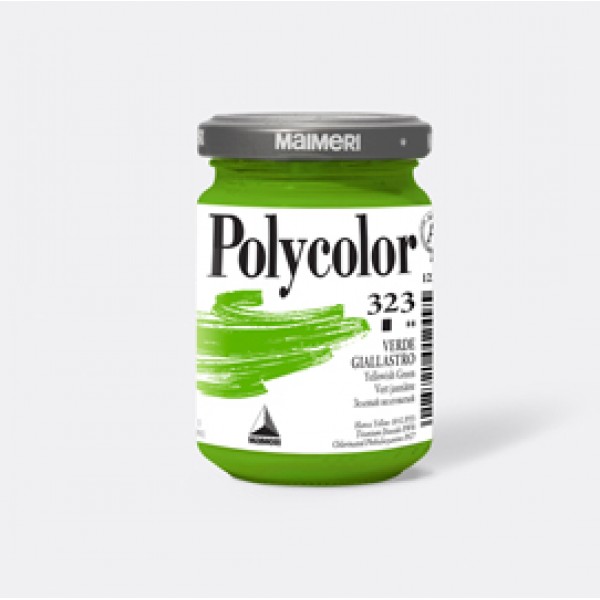 Colore vinilico Polycolor - 140 ml - verde giallastro - Maimeri