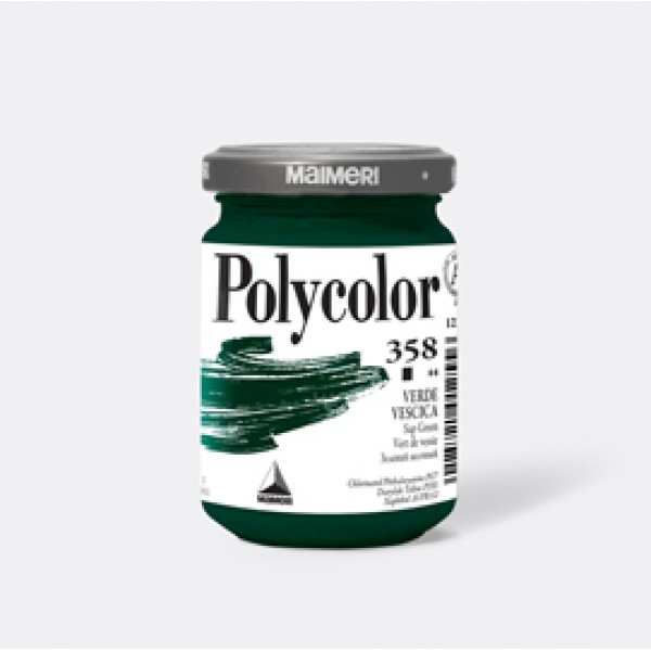 Colore vinilico Polycolor - 140 ml - verde vescica - Maimeri
