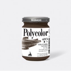 Colore vinilico Polycolor - 140 ml - terra d'ombra naturale - Maimeri