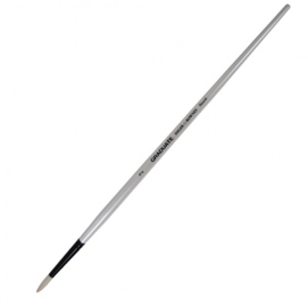Pennello setola naturale Graduate - tondo lungo - manico lungo - n. 2 - Daler Rowney