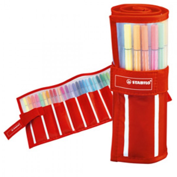 Pennarelli Pen 68 - colori assortiti - Stabilo - rollerset 30 pezzi