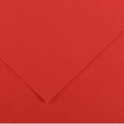 Foglio Colorline - 70x100 cm - 220 gr - rosso - Canson