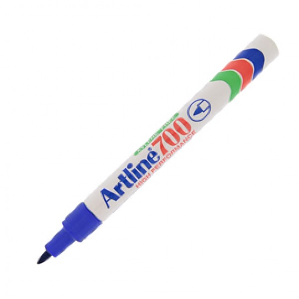 Marcatore permanente A 700 - punta tonda - 0,70 mm - blu - Artline Marcatore permanente A 700 - punta tonda - 0,70 mm - blu - Artline