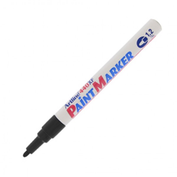 Marcatore permanente A 440 - a vernice - punta tonda fine - 1,2 mm - nero - Artline Marcatore permanente A 440 - a vernice - punta tonda fine - 1,2 mm - nero - Artline