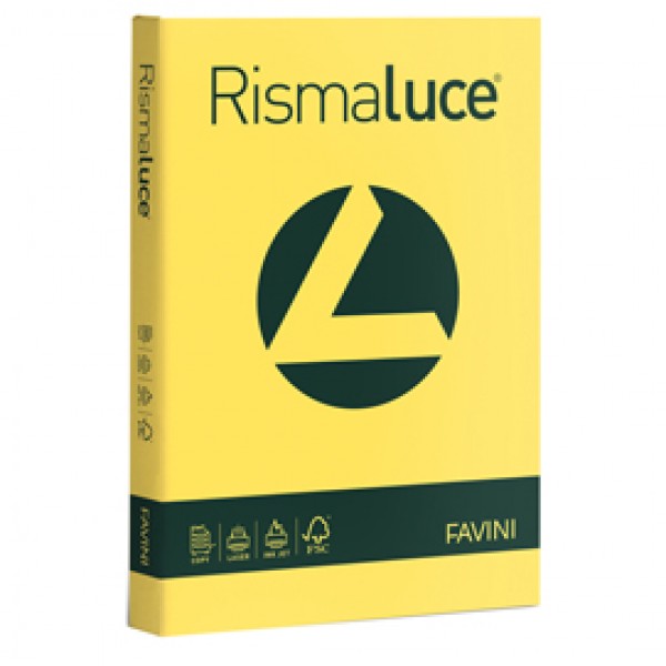 Carta Rismaluce - A4 - 90 gr - giallo sole 53 - Favini - conf. 300 fogli Carta Rismaluce - A4 - 90 gr - giallo sole 53 - Favini - conf. 300 fogli