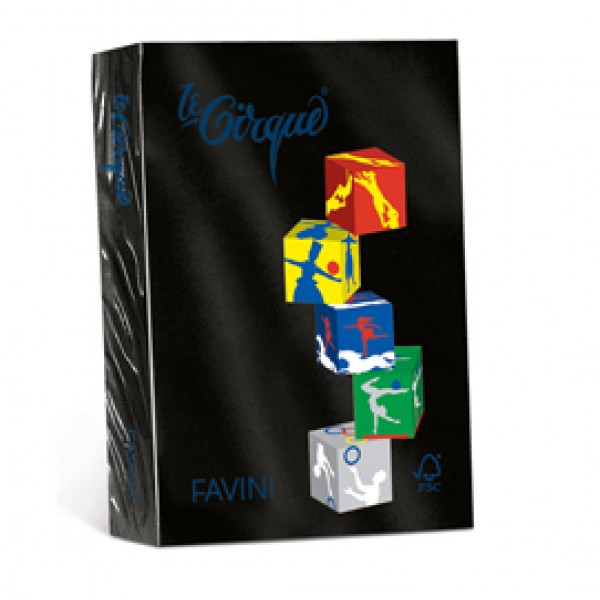 Carta Le Cirque - A4 - 160 gr - nero 400 - Favini - conf. 250 fogli
