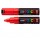 Marcatore a base d'acqua Uni Posca  PC7M - punta tonda large 4,5 mm-5,5mm - rosso - Uni mitsubishi
