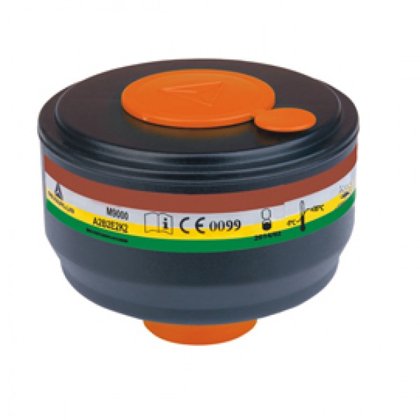 Filtro EN148/1 per maschera completa M9200/M9300 - A2B2E2K2 - DeltaPlus - kit 4 pezzi Filtro EN148/1 per maschera completa M9200/M9300 - A2B2E2K2 - DeltaPlus - kit 4 pezzi