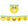 Festone sagomato - emoticons - 6mt - Big Party