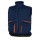 Gilet imbottito Sierra 2 - tela/poliestere/cotone foderato - taglia M - blu/arancio - Deltaplus