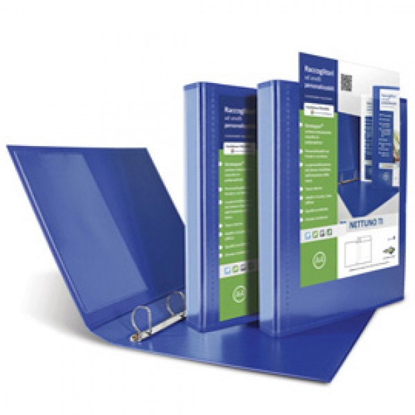 Raccoglitore Nettuno Ti 4D - personalizzabile - dorso 3,5 cm - 22x30 cm - A4 - blu - Sei Rota Raccoglitore Nettuno Ti 4D - personalizzabile - dorso 3,5 cm - 22x30 cm - A4 - blu - Sei Rota