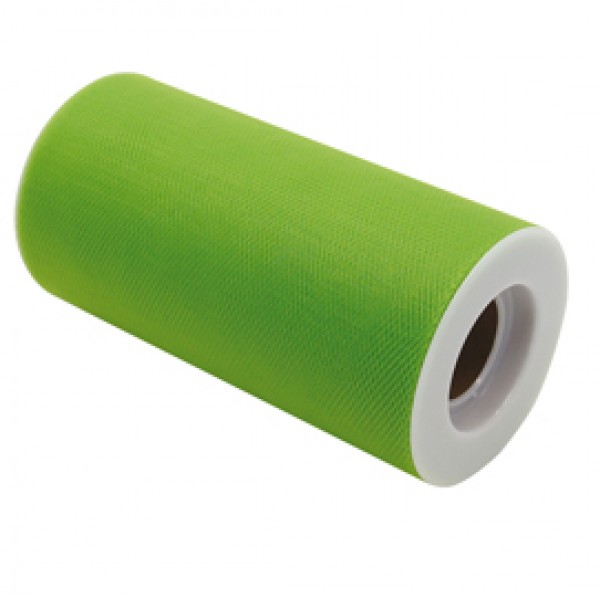 Tulle - verde - in rotolo da 12,5 cm x 25 mt - Big Party Tulle - verde - in rotolo da 12,5 cm x 25 mt - Big Party